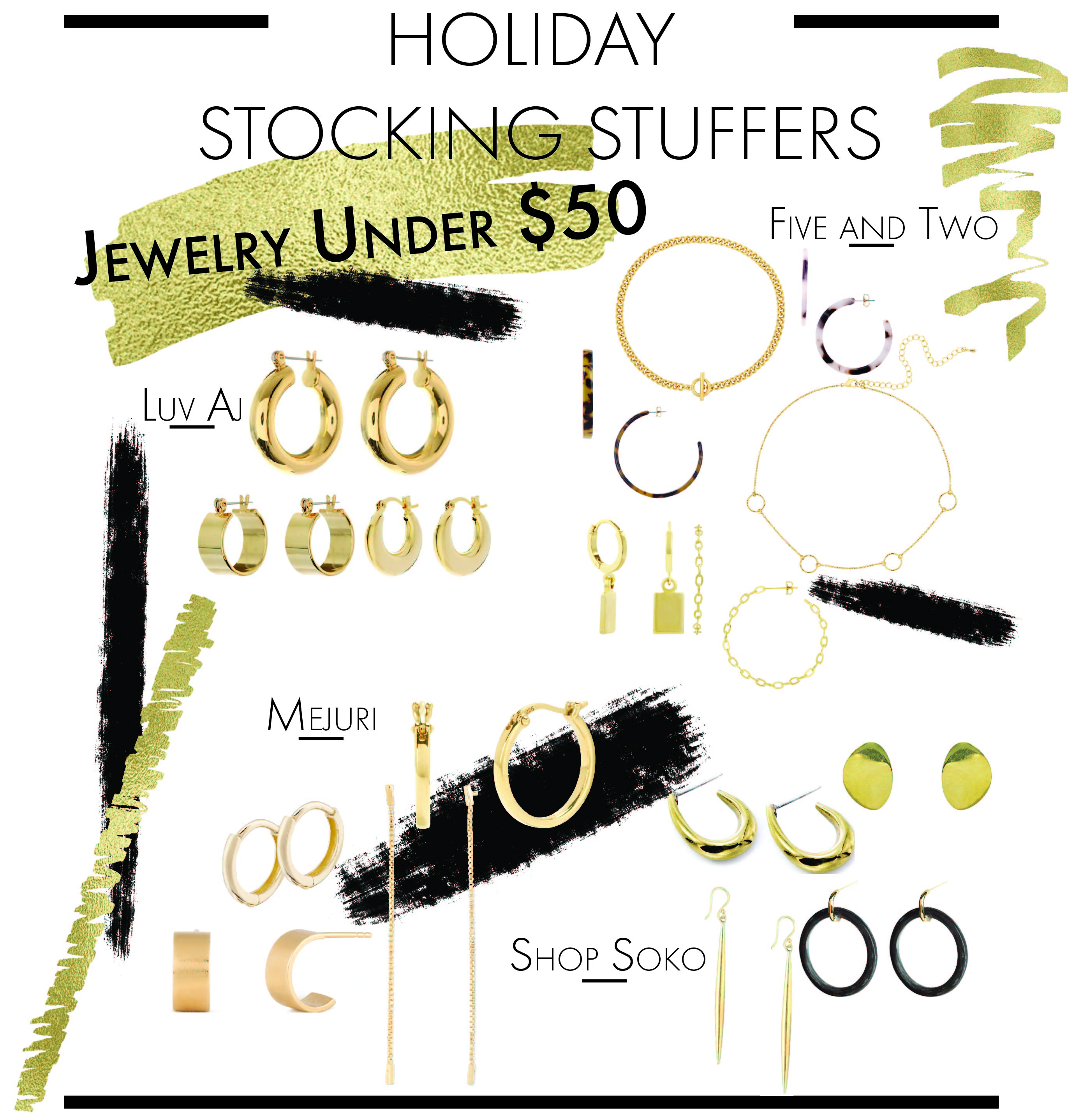 Holiday Stocking Stuffer Ideas Jewelry Under $50