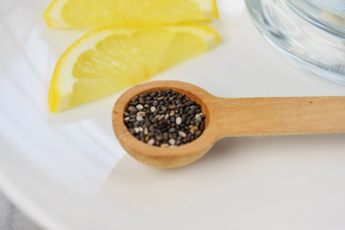 Add Chia Seeds to Hot Water and Lemon