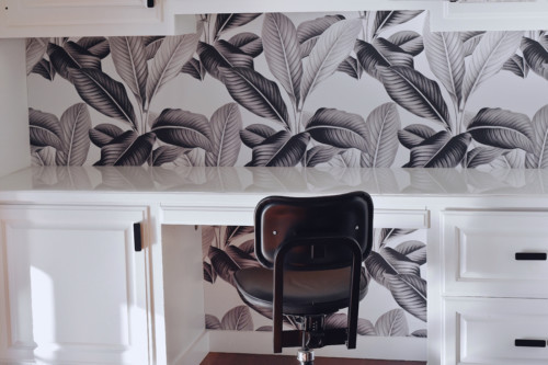 Library Update: Peel and Stick Wallpaper