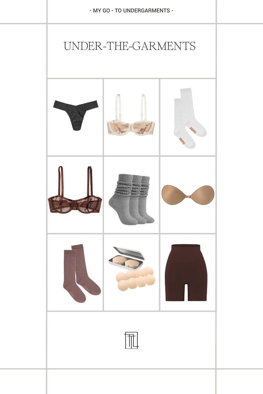Shop My Go-To Undergarments 