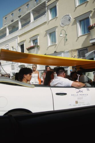 Convertible Taxi in Capri
