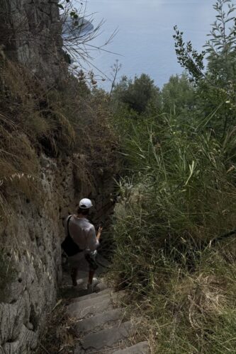 Hike down to Scarrupata Beach in Ischia