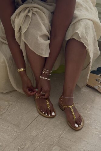 Jackie O Custom Sandals Capri