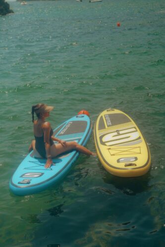 Swimming at Giardino Eden Beach Club